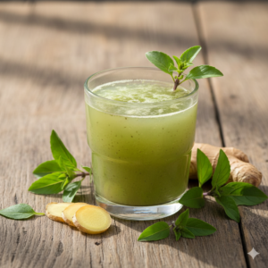 Tulsi Ginger Juice